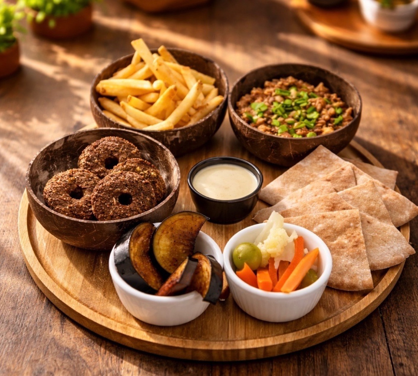 Mediterranean platter