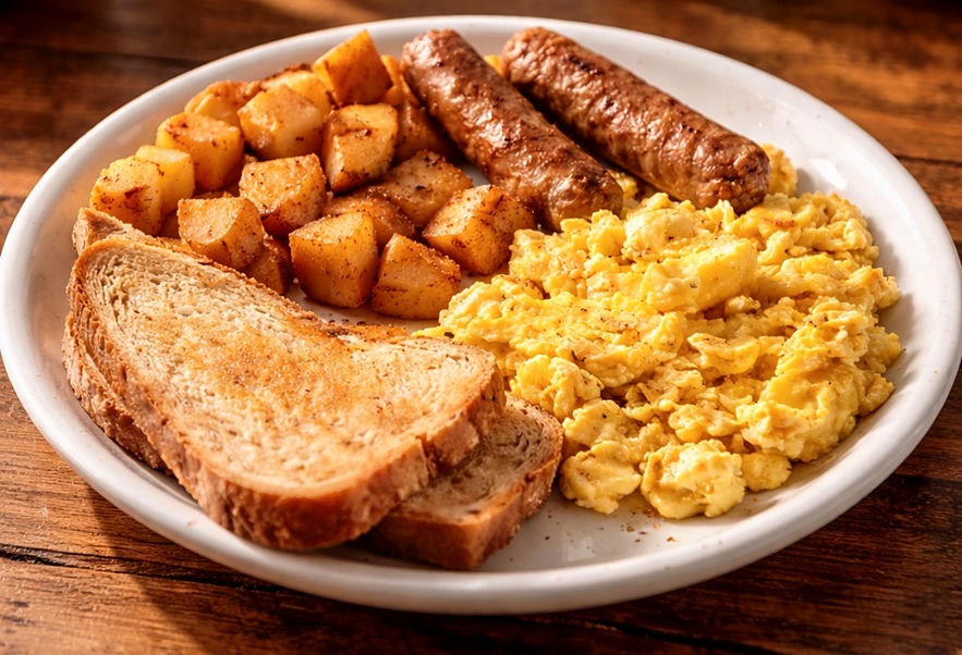 Classic breakfast plate